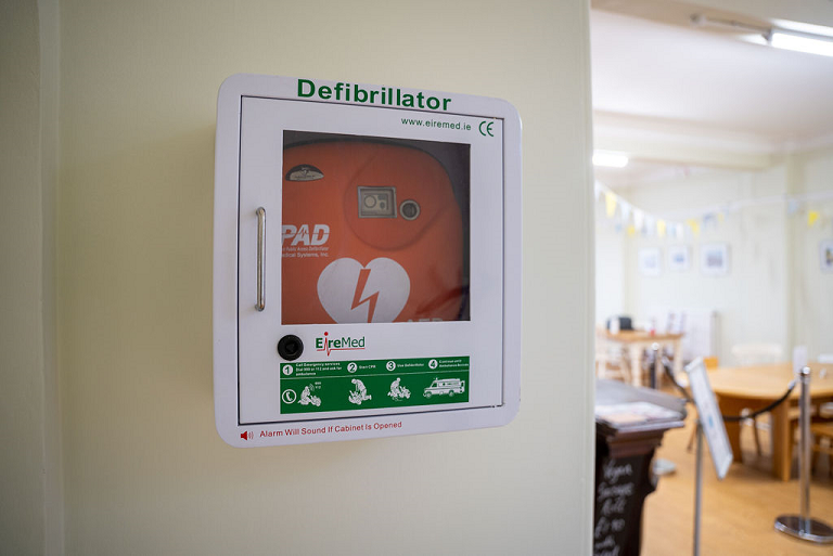 Defibrillator at LCC